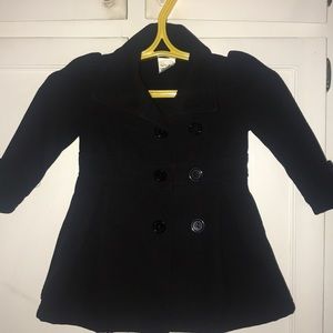 Winner Again coat black girl size 2